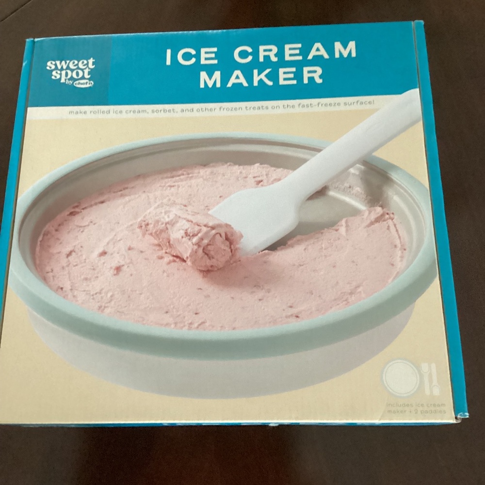 Sweet Spot Ice Cream Maker. Rolled Ice Cream-NEW